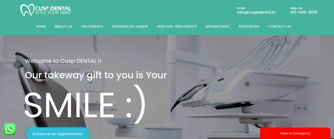 cuspdental_outer cusp dental